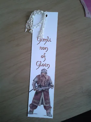 Gimli Lord Of The Rings Handmade Bookmark. Nice Little Gift. • £2.75