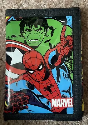 Official Marvel Black Wallet Suits Cards & ID - NEW • £9.99