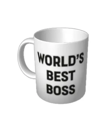 Worlds Best Boss Coffee Mug Tea Cup Mothers Day Gift 375 Ml Boxed • $19.95