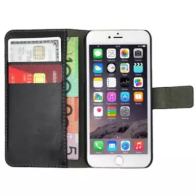 Premium Flip Wallet Case PU Leather Card Slot Cover For IPhone X 8 7 6 5 4 Plus • $6.45