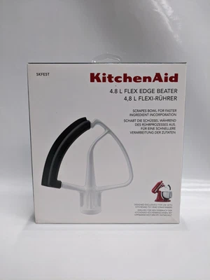 £28.99 • Buy KitchenAid 4.8L Flex Edge Beater Attachment 5KFE5T Genuine New Boxed Accessory