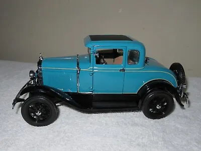 1931 Ford Model A Coupe 1:18 Motor City Opening Hood Doors & Rumble Seat • £115.77