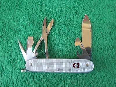 Victorinox Swiss Army Pioneer X 93mm Folding Pocket Knife Multi Tool Silver Alox • $54.99