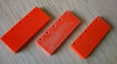 Bayko Spare Parts: Red Canopies (Meccano) X 3 Part No.B80 • £1.50