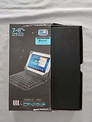 The Journalist -BT Keyboard Case For 7  & 8  Tablet • $30