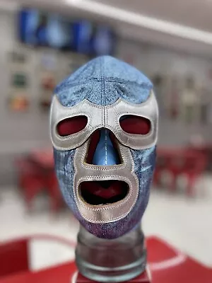 $349.99 • Buy Mexican Wrestling Mask Lucha Libre PRO GRADE #MASUKARASU #BLUEDEMON #VINTAGELAME