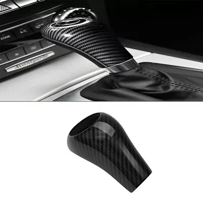 For Mercedes-Benz W204 C E G GLS Class Carbon Fiber Gear Shift Knob Cover Trim • $11