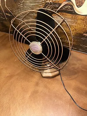 VINTAGE MANNING-BOWMAN MODEL 51 PORTABLE THREE SPEED ELECTRIC DESK FAN Motorweak • $29