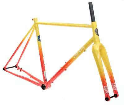 All City Nature Cross Single Speed Cyclocross Frameset 55cm Pink Lemon Display • $1087.49