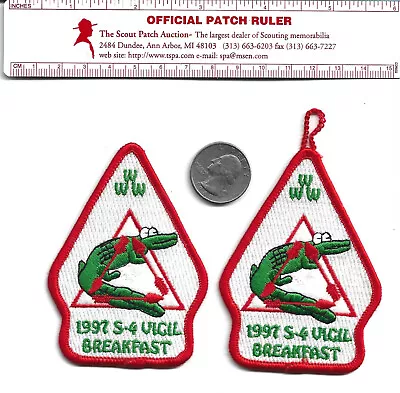 2 Different OA 1997 S-4 Vigil Breakfast  RED Bdr. • $5.99