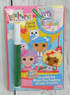 Lalaloopsy Magic Pen Painting Book Invisible Ink 3in1 Activities Sticker Puzzle  • $8.75