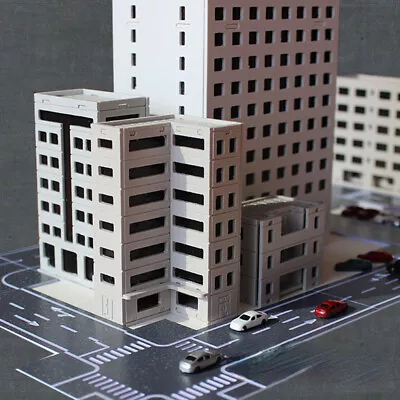 Diorama 1:300 Building Model City Street House Office Scene Architectural Model • $11.96