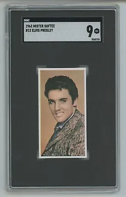 Elvis Presley 1963 Mister Softee #12 Top 20 SGC 9 MINT Rock And Roll Legend • $90.25