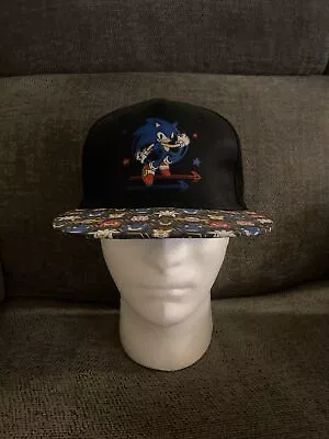 Sonic The Hedgehog Baseball Cap Hat Adjustable Sega Flat Bill • $9.99