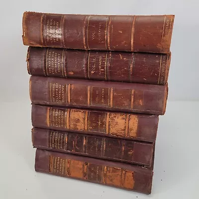 National Encyclopedia American Biography History US Vol 1-6 Book Set 1892 • £522.78