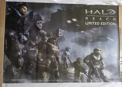 2010 Halo Reach Limited Edition Poster Xbox 360 Bungie Microsoft Game Studios • £142.48