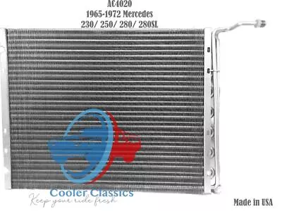 65 66 67 68 69 70 71 72 Mercedes Benz 230 250 280 SL W113 Ac Condenser AC4020 • $323