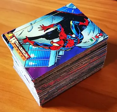 1994 MARVEL FLEER AMAZING SPIDERMAN NEAR COMPLETE CARD SET - Missing #s 138 139 • $29