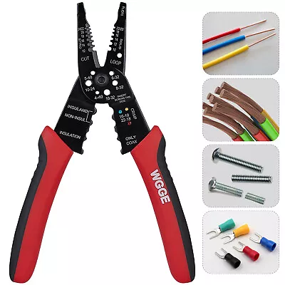 WG-015 Professional Crimping Tool / WGGE Multi-Tool Wire Stripper-Cutter-Crimper • $8.79