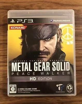 PS3 Metal Gear Solid Peace Walker HD Edition Japanese Version From Japan Tested • $49.81