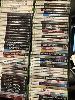 Xbox 360 Game Lot - Pick And Choose. Call Of Duty Assassin's Creed GTA Etc. • $6.25