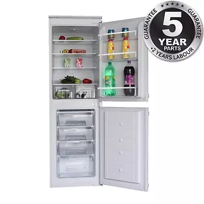£379.99 • Buy SIA RFI105 50/50 Split Built In Integrated 240L Fridge Freezer