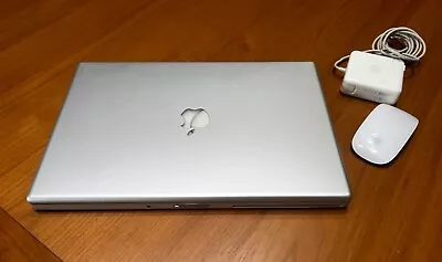 Apple MacBook Pro Laptop 15  A1260 Core 2 Duo 160GB HDD Superdrive (2008) CLEAN • $50