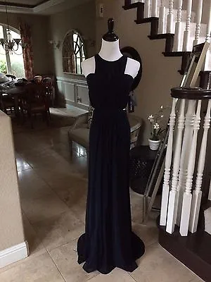 $299 Nwt Navy Blue Abbi Vonn By La Femme Prom/pageant/formal Dress/gown #0188 • $39