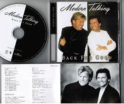 MODERN TALKING Back For Good JAPAN CD BVCP-21033 W/JAPANESE BOOKLET Free S&H/P&P • $39.99