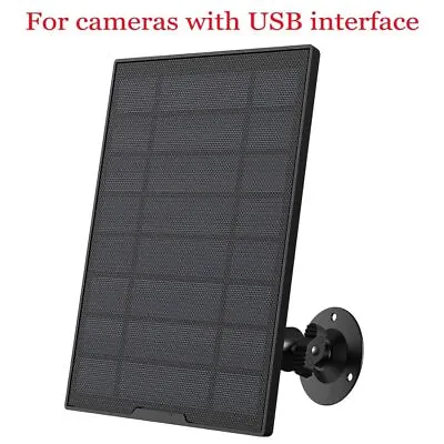 IeGeek Solar Panel For Outdoor Wireless Security Camera CCTV Micro TYPE-C Port • $14.55