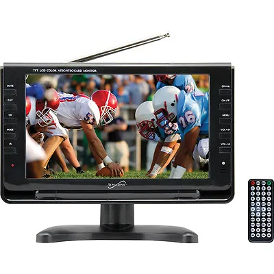 Supersonic SC-499 9  Portable Rechargeable Digital LCD TV AC/DC Compatible • $97.90