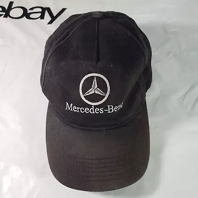 Harriton Mercedes-Benz Hat Adjustable Buckle Black Adults RN # 108020 • $9.95