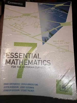 Essential Maths For Victorian Syllabus Year 7 Mathematics Free Express Postage • $39.99