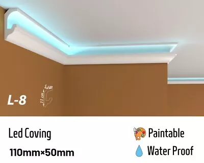 Xps Led Coving Up Lighter Cornice Lightweight Moulding - Best Price - L8 • £9.99