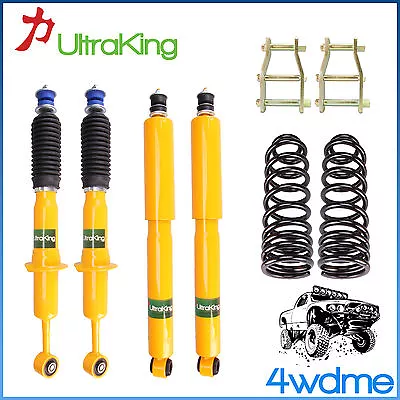 For Toyota Hilux KUN26 4WD Front Rear Shocks Coil Springs 2  40-50mm Lift Kit • $500