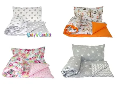 REVERSIBLE 2pcs Baby Bedding Set DUVET/ QUILT COVER + PILLOWCASE • £18.99