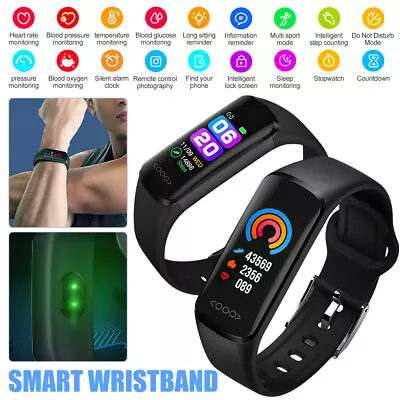 New Fit@bit Smart Watch Activity Tracker Fitness Watches Heart Rate Monitor • $30.99