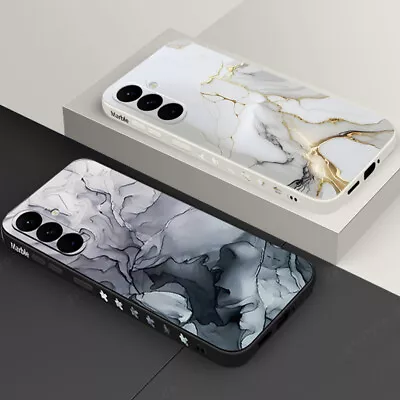 ShockProof Marble Soft Case For Samsung A54 A34 A14 A52S S23 FE S24 Ultra Cover • $4.97