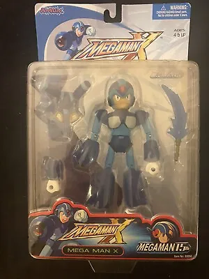 Mega Man X 15th Anniversary Action Figure Jazwares Inc 2003 NEW Unopened • $38
