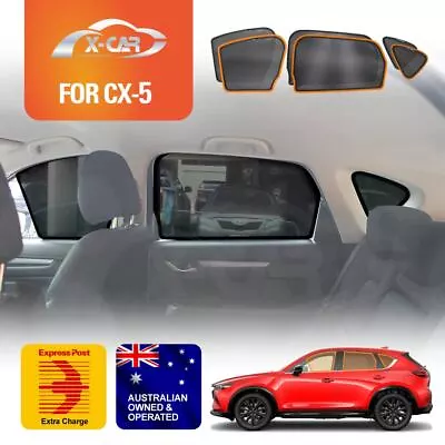 Car Window Sun Blind For Mazda CX-5 CX5 2017-2024 Magnetic Rear Shade Mesh • $20.38