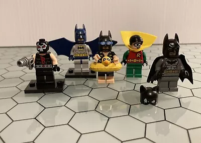 LEGO Batman MINIFIGURES LOT -Bane Robin 3 Batman Figures • $3.50