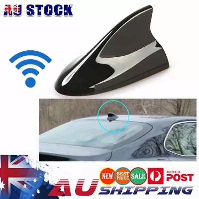 Car Antenna Shark Roof Fin AM FM Radio Signal Aerial Auto Truck Van Universal AU • $12.28