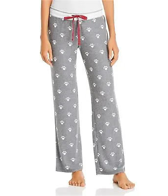 P.J. Salvage Womens Paw Prints Pajama Lounge Pants Grey 1X • $21.41