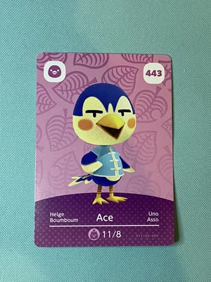 $1.65 • Buy 443 Ace - Animal Crossing Amiibo Card Series 5