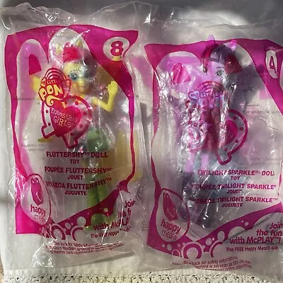 Lot Of 2 McDonalds My Little Pony Movie 2016 Happy Meal Toys #4 & #8 • $10.20