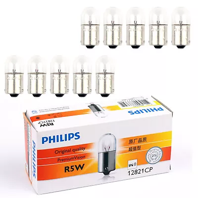 10pcs 12821 R5W 12V 5W BA15s Premium Vision Signal Light Lamp Bulbs • $22.88