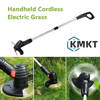 Garden Cordless Strimmer Electric With Battery Grass & Lawn Edger Cutter Trimmer • £22.90