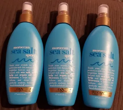 $21.99 • Buy (3) OGX Moroccan Sea Salt Spray 6oz
