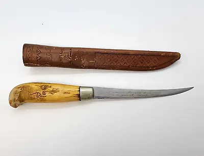 11 3/4  Rapala J. Marttiini Made In Finland Fishing Filet Knife W/Sheath • $13