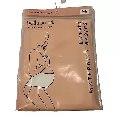 Ingrid & Isabel Maternity Bellaband Support Belt L/XL WHITE New • $11.99